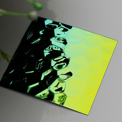Ayna Su Dalgalanma Dekoratif Damgalı Paslanmaz Sac Tavan 4x8