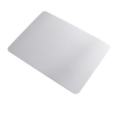 1219mm Dekoratif Paslanmaz Çelik Sac Beyaz Renk BoncukBlasted Finish Inox Plate 4 * 8FT