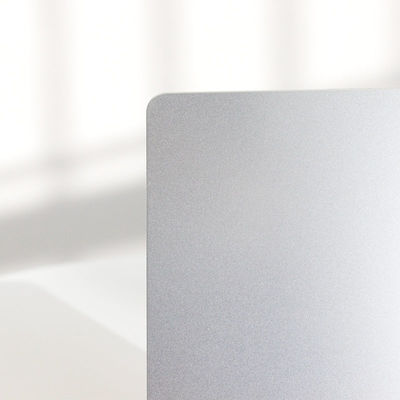 1219mm Dekoratif Paslanmaz Çelik Sac Beyaz Renk BoncukBlasted Finish Inox Plate 4 * 8FT