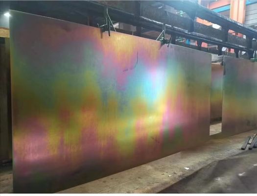 Çarpıcı Dış Metal Ön Paneller İçin Özel 304 316 Yanardöner Fantezi Paslanmaz Çelik Sac