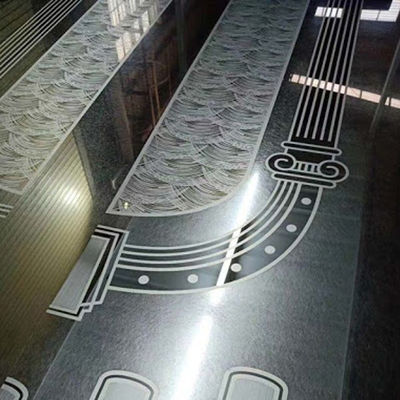 304 Kazınmış Ayna Desenli Asansör Paslanmaz Çelik Sac Duvar Panelleri 1219x2438mm