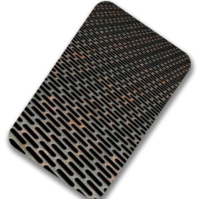 201 Sıcak Haddelenmiş Delikli Sac 4x8 4x10 2mm Delikli Paslanmaz Çelik Paneller