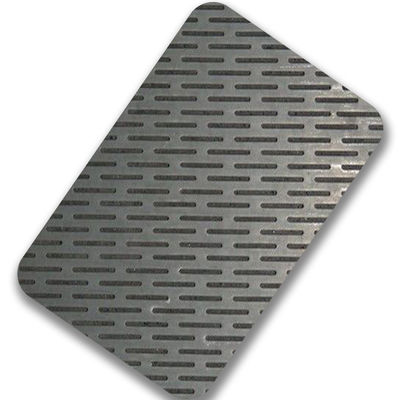 201 Sıcak Haddelenmiş Delikli Sac 4x8 4x10 2mm Delikli Paslanmaz Çelik Paneller