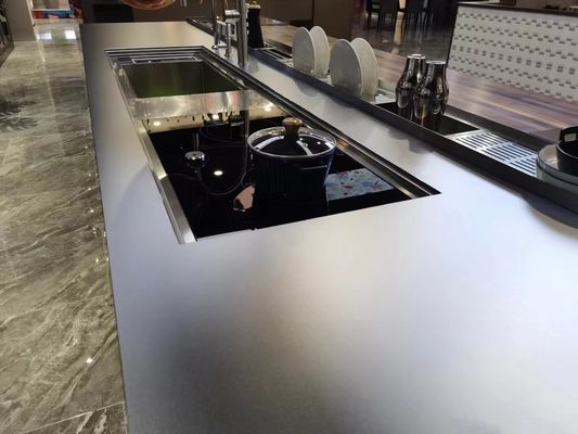 Mutfak dolabı için katı dekoratif paslanmaz çelik levhası 10mm AiSi Mutfak eşyaları