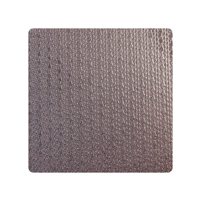 304 316 Retro Kahverengi Dekoratif için baskılı metal plaka Teksturlu Paslanmaz Çelik Yaprak Projesi