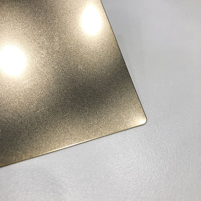 Parmak izi önleyici Titanyum Paslanmaz Çelik Yaprak 304 Renkli Metal Plakası