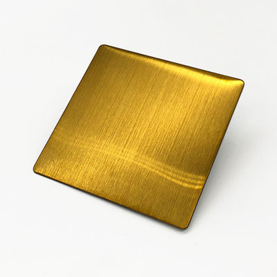 4X10 altın PVD Renkli Kaplama 316 Dekoratif Paslanmaz Çelik Levha 1.2 mm Kalın
