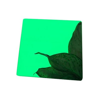 Yeşil Ayna Paslanmaz Çelik Yaprak Metal 1219x3048mm Korozyona Direnci