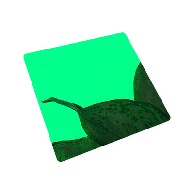 Yeşil Ayna Paslanmaz Çelik Yaprak Metal 1219x3048mm Korozyona Direnci