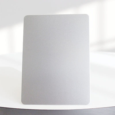 iyi fiyat 1219mm Dekoratif Paslanmaz Çelik Sac Beyaz Renk BoncukBlasted Finish Inox Plate 4 * 8FT çevrimiçi