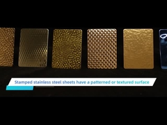 Paslanmaz çelik damgalama plakası