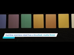 4'X8' Şarap Dolabı Paslanmaz Çelik Dekoratif Tabaklar Boncuk Püskürtülmüş Sınıf 304